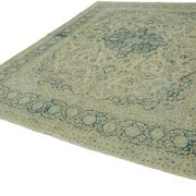Hand-Knotted Persian One of a Kind 1970s 270 cm x 366 cm Beige Wool Carpet