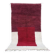 Traditional Beni Ourain Berber rug in natural wool 140/260 cm