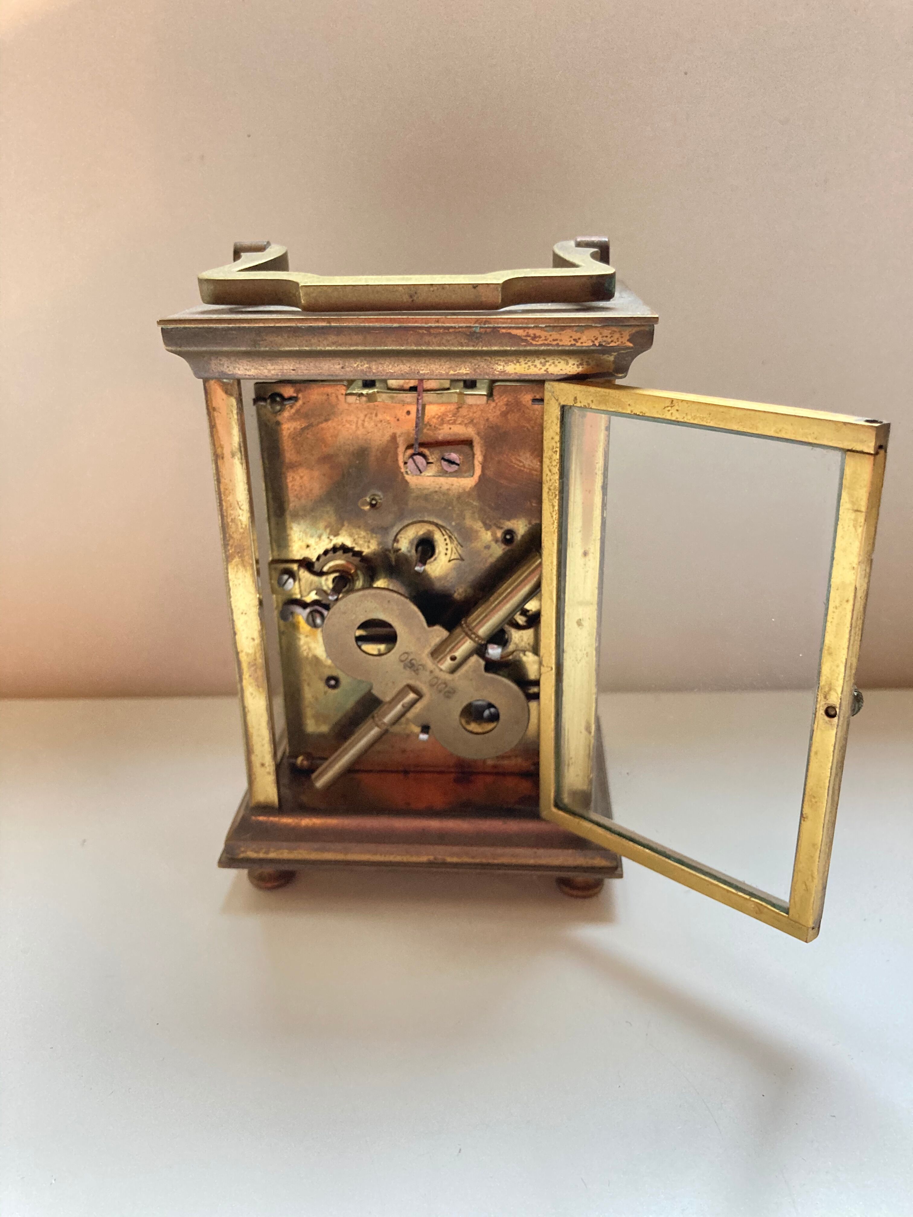 Former officer clock Marcks-Co Ltd skeleton antic Clock watchmaking XIX