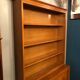 Bibliothèque vintage pieds compas