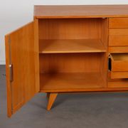 Vintage oak storage by Jiri Jiroutek, model U-458, 1960