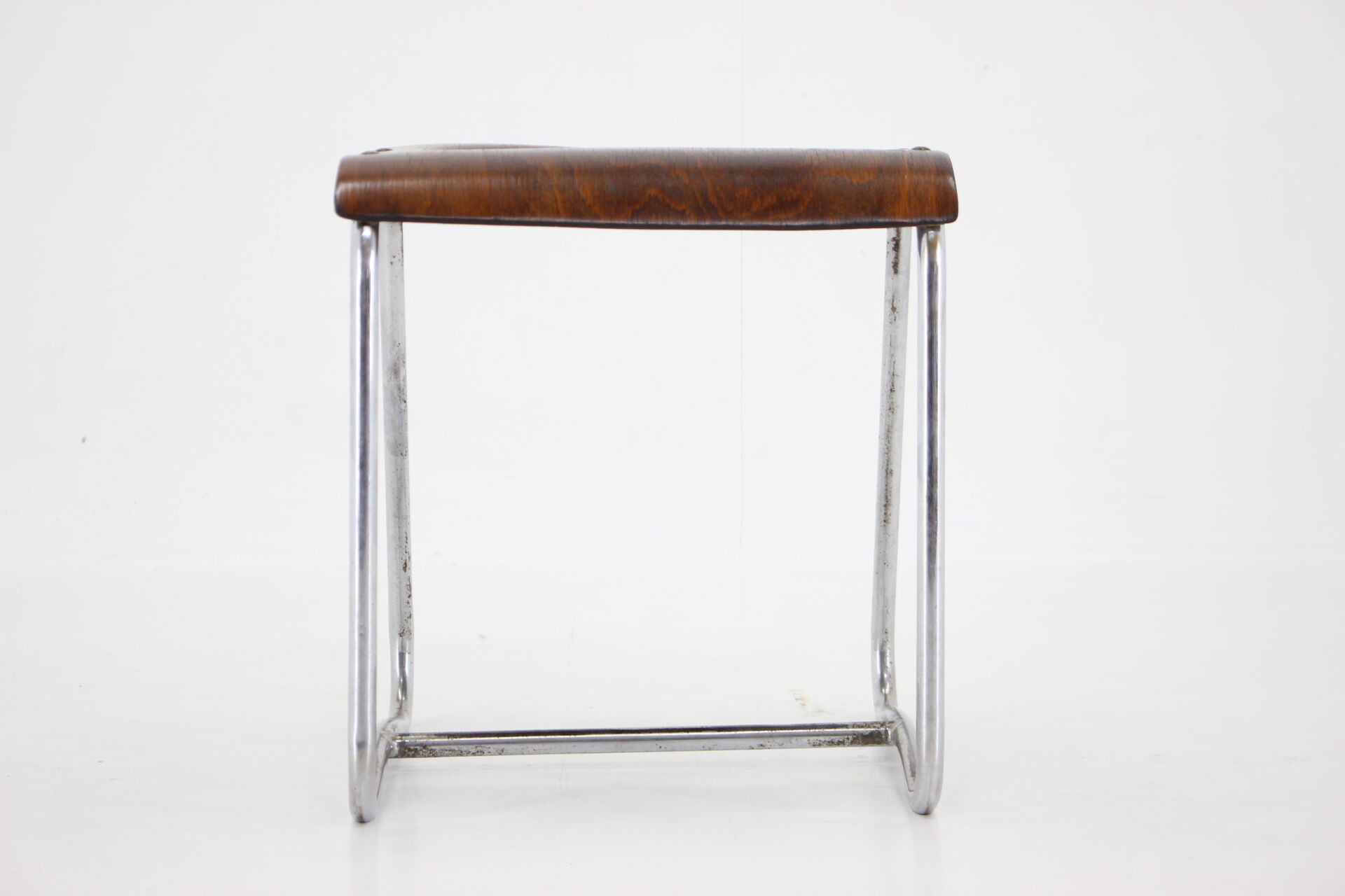 1930s chrome bauhaus stool ,czechoslovakia