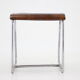1930s chrome bauhaus stool ,czechoslovakia