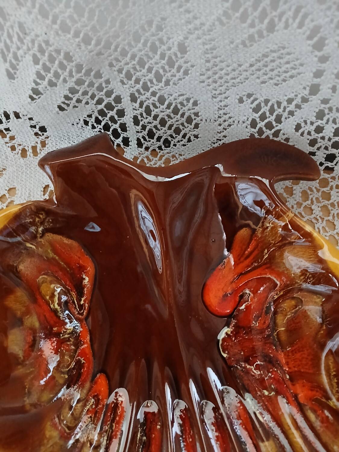 Antique fruit bowl in the Vallauris style