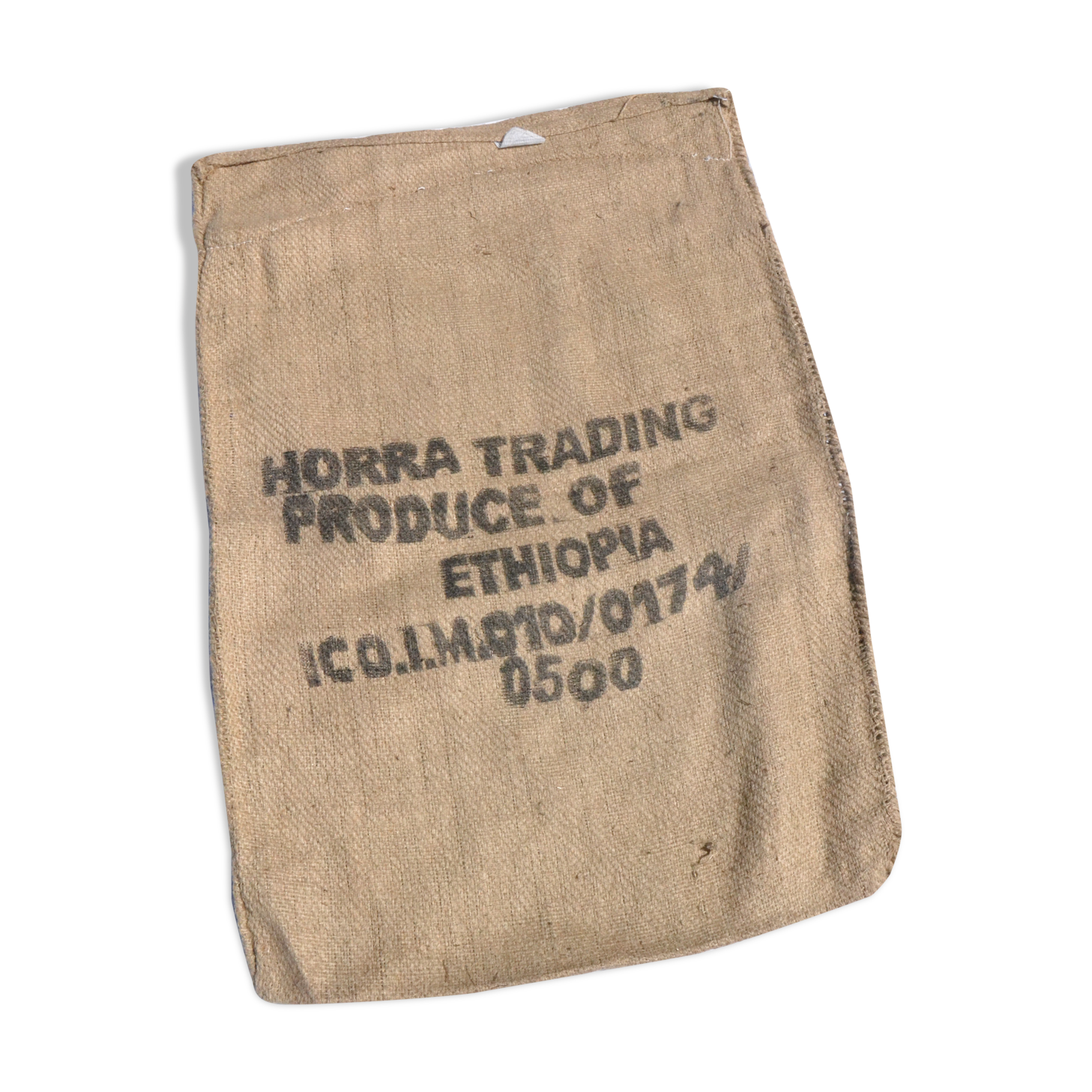 Burlap coffee bag