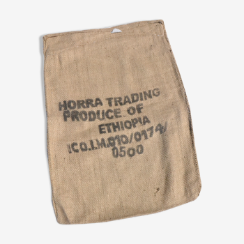 Burlap coffee bag