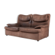 Vintage 2-seater sofa in aniline leather from the 1970s