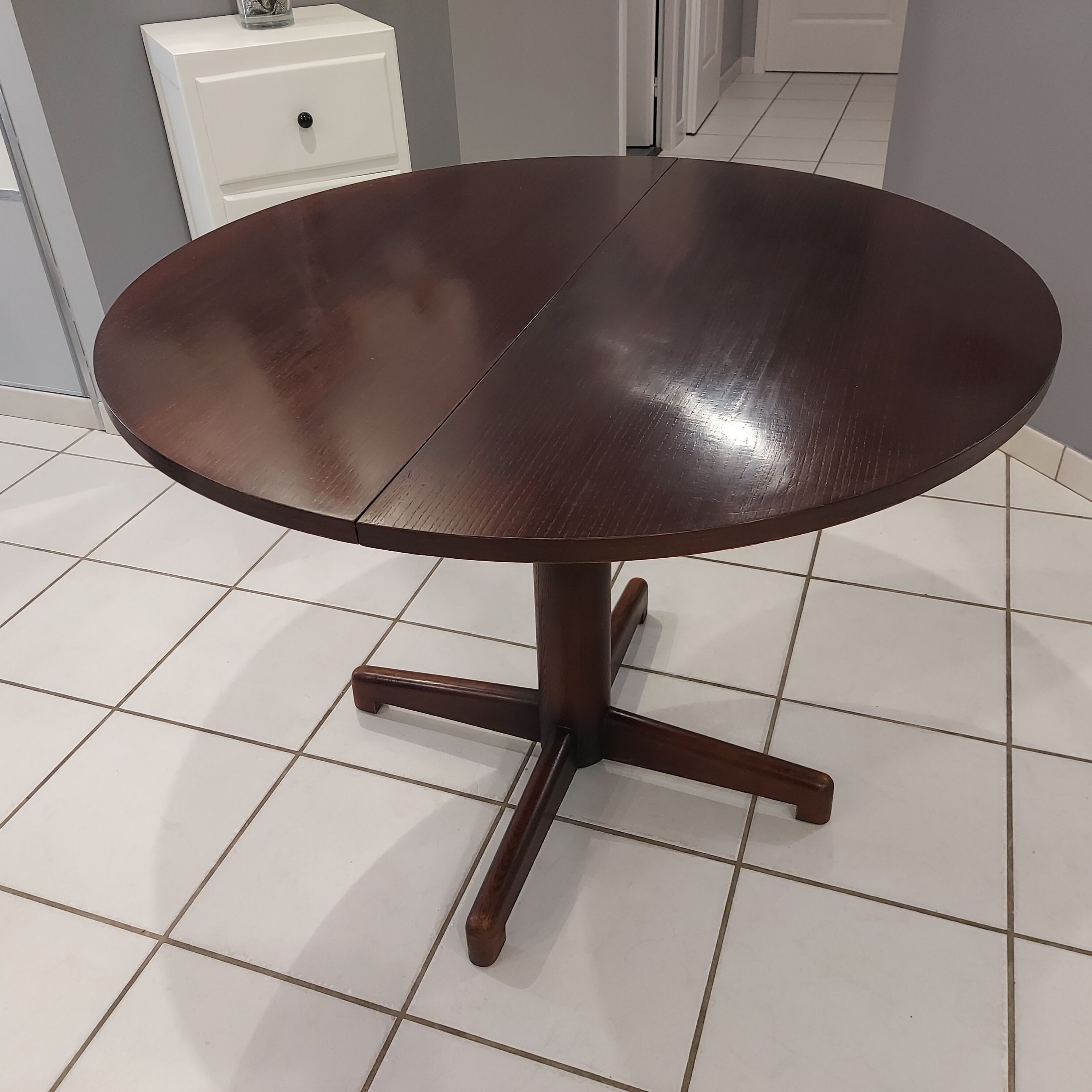 Vintage Scandinavian teak lifting coffee table 1970s