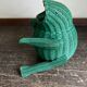 Corbeille grenouille en osier 1980