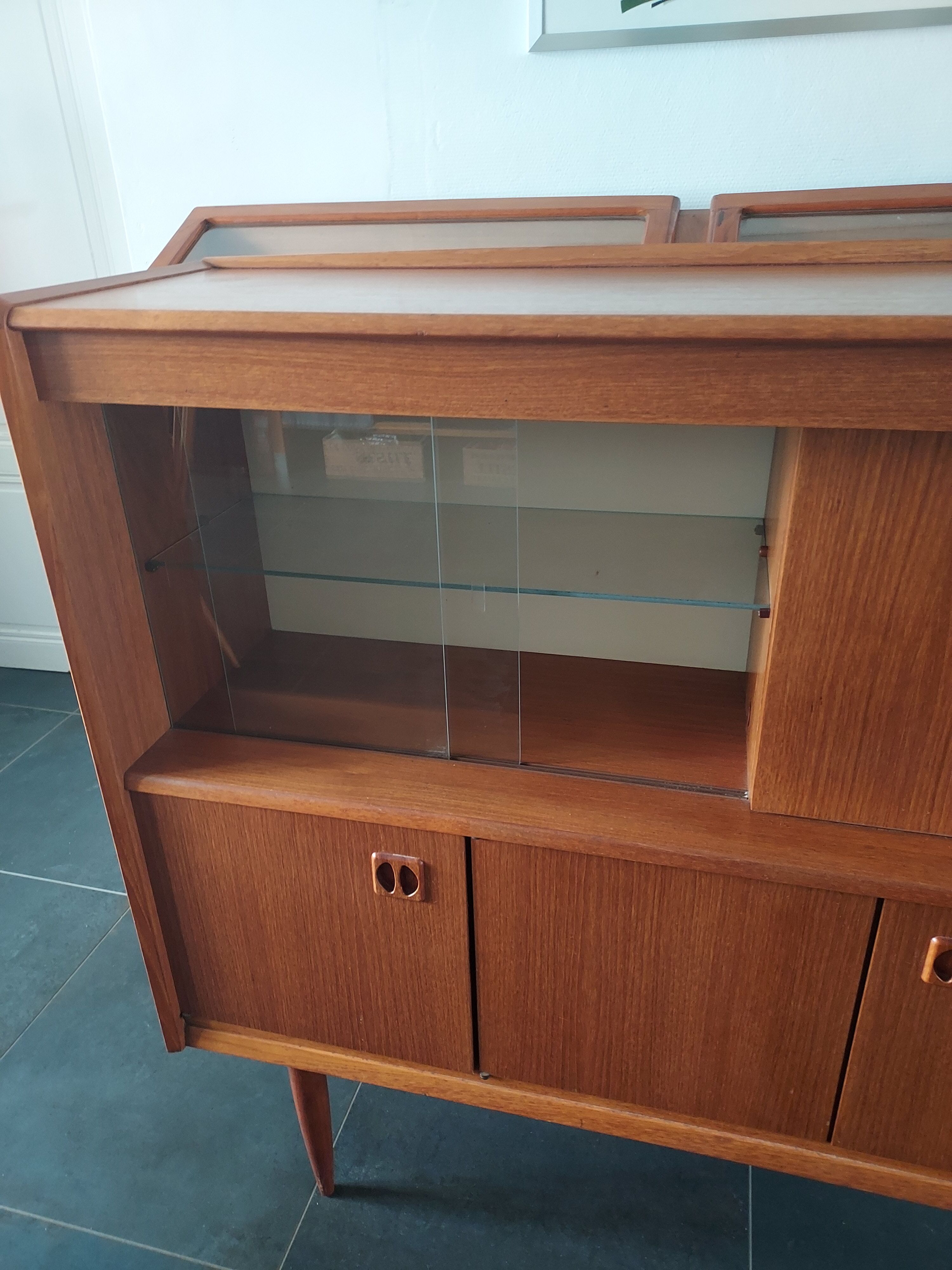 Scandinavian teak bar buffet