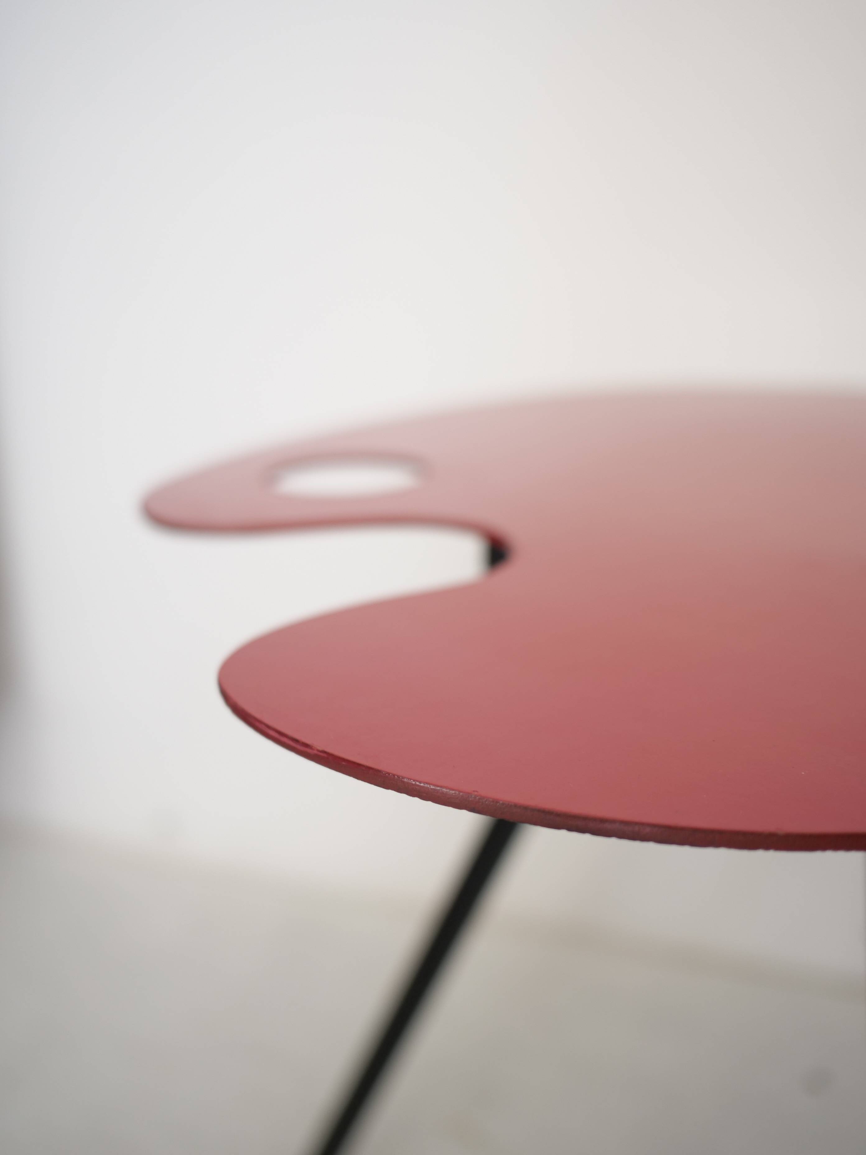2 tables "Pic-Nic" par Lucien de Roeck pour Bois Manu