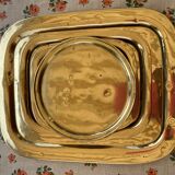 Set of 4 copper trays