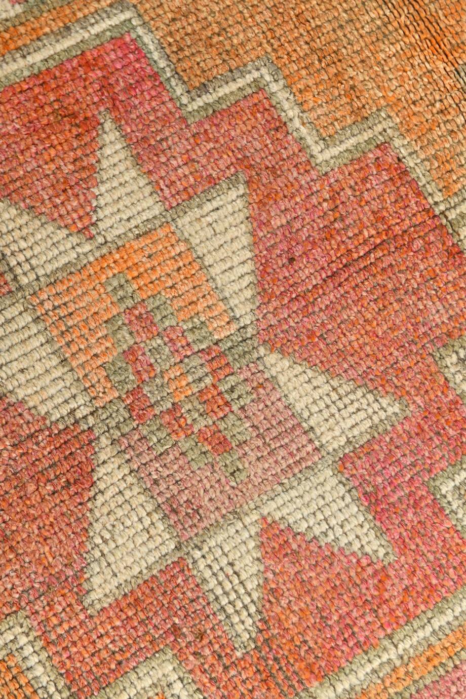 Super Soft Wool Vintage Runner Rug, 95x350Cm