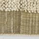 4x7 Army Green & Beige Modern Kilim Rug, 130x215Cm