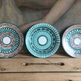 3 petites assiettes Robert Picault Vallauris