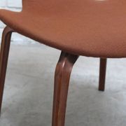 Rare set of 4 first edition 'Grand Prix' chairs by Arne Jacobsen for Fritz Hansen, 1959