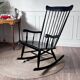 Rocking chair noir