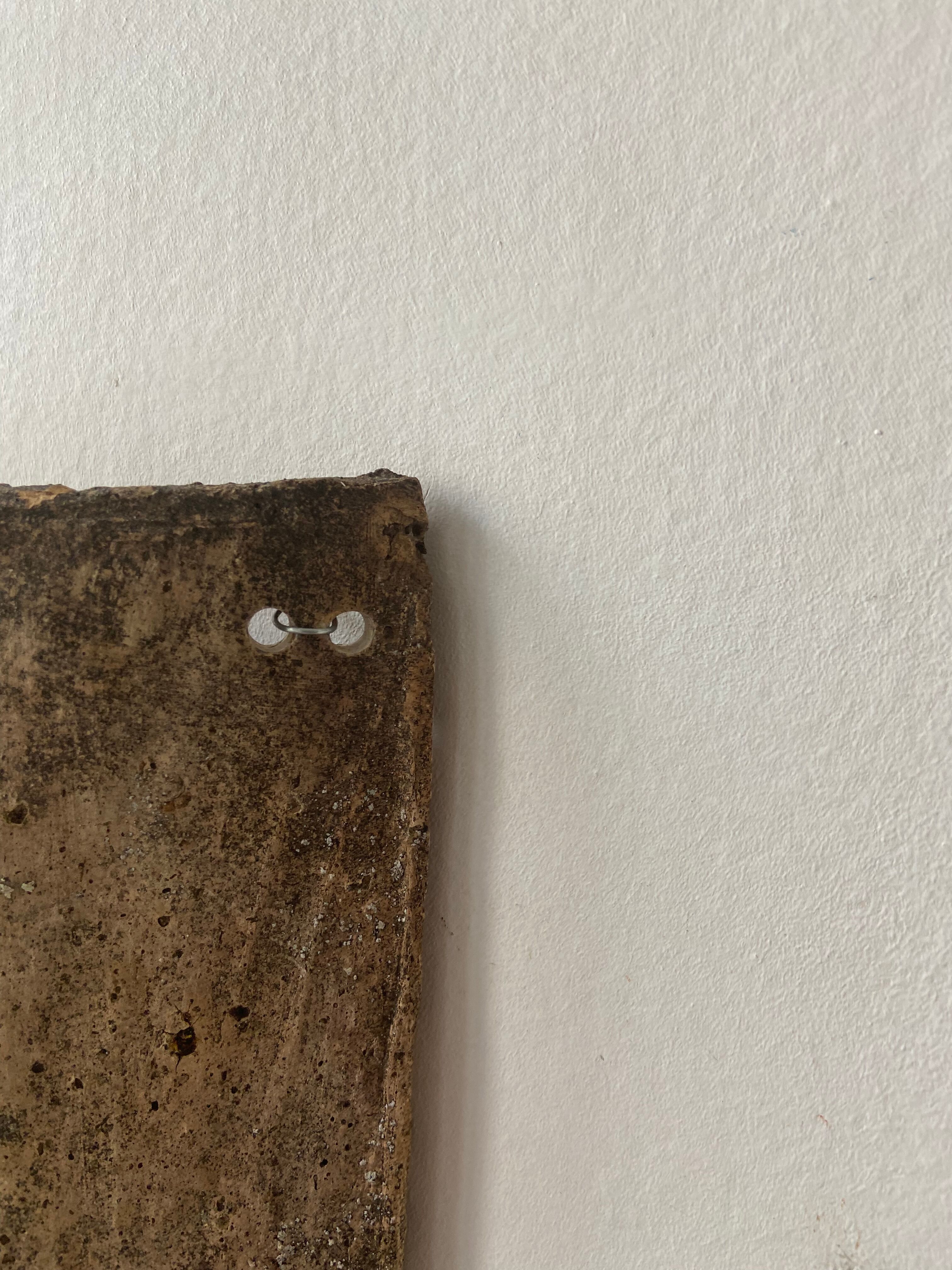 Terracotta wall lamp