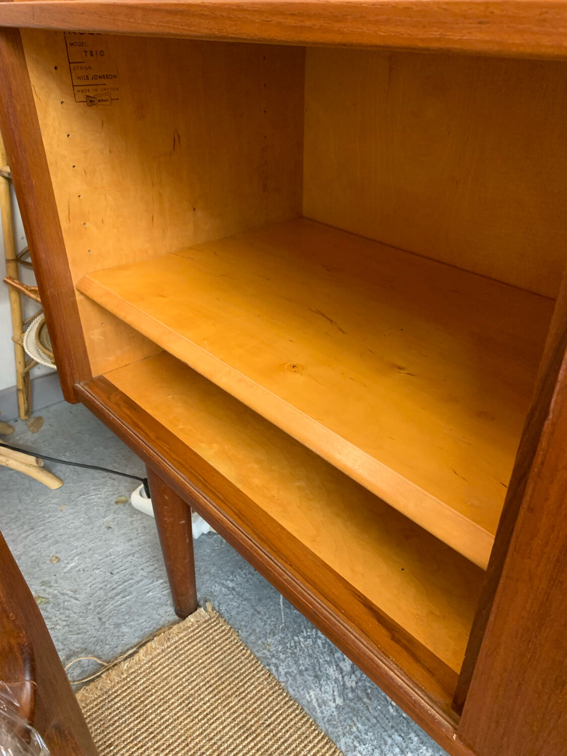 Scandinavian enfilade Nils Jonsson TROEDS vintage Trio model 1960