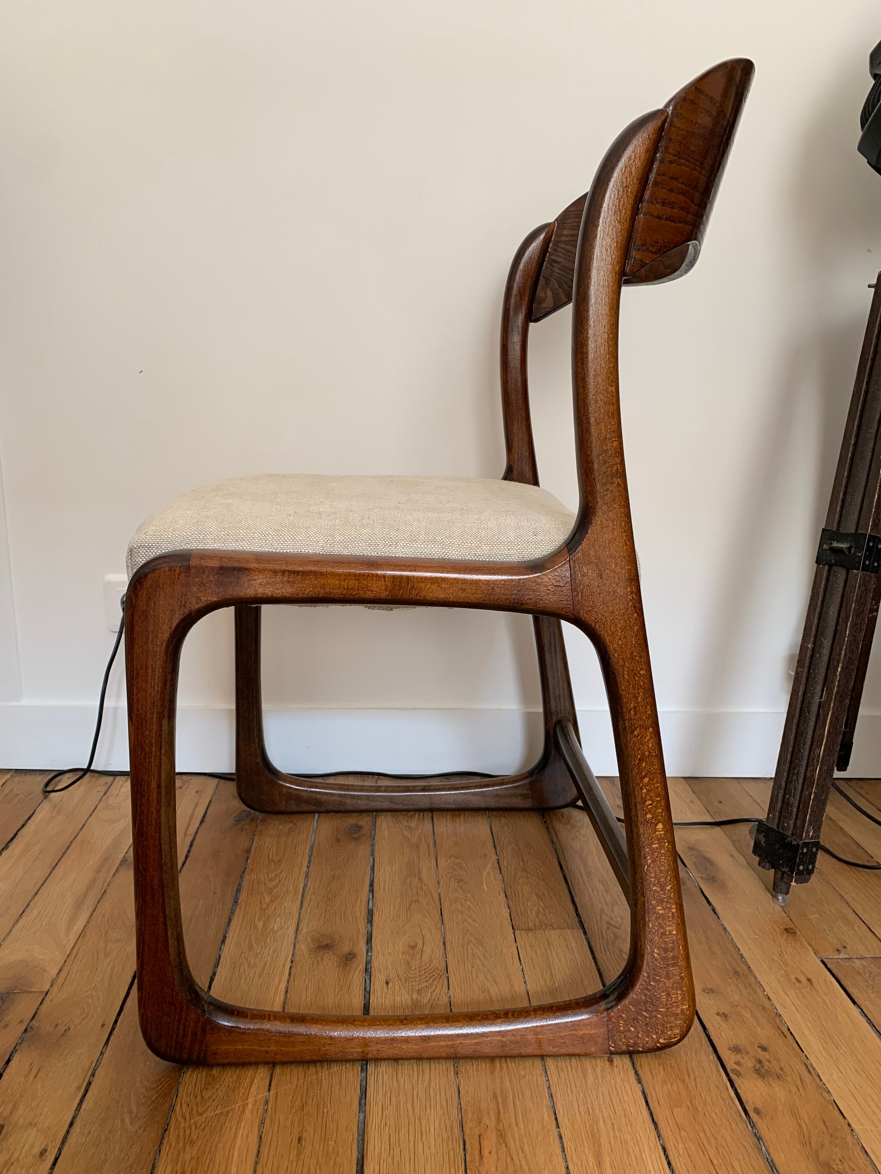 Chaise Baumann luge 1950