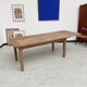 Table de ferme chêne 270 cm avec allonges