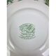 6 flat plates wedgwood oriental pheasants green
