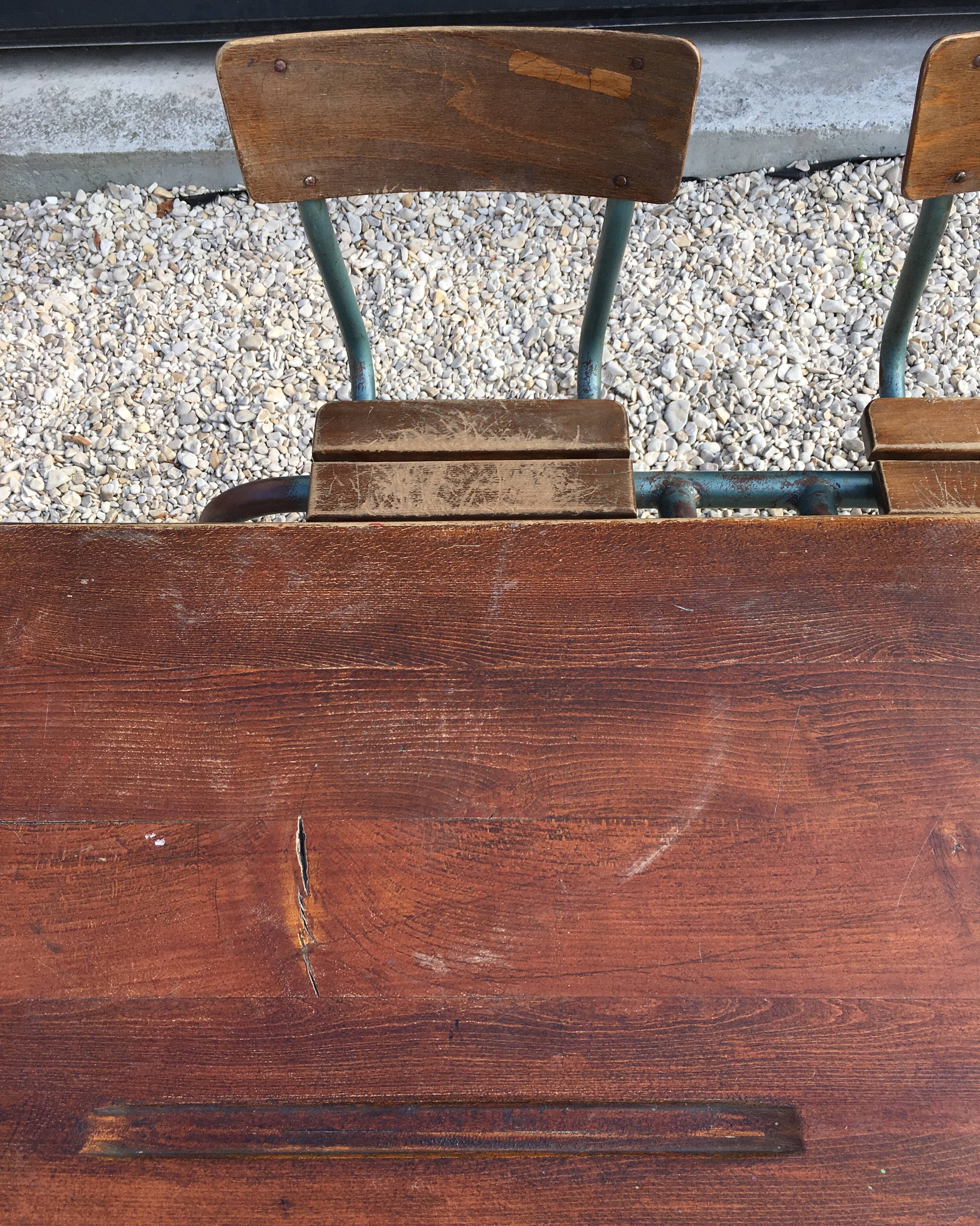 Vintage double desk