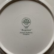 Service of 6 flat plates Villeroy - Boch model Burgenland blue/ white