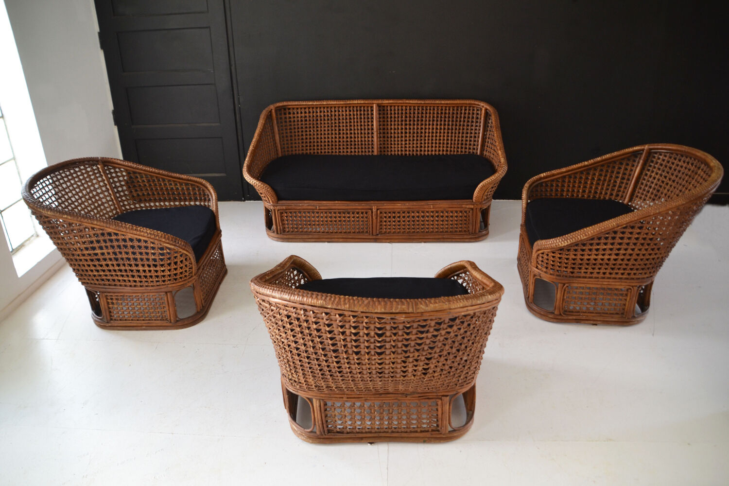 Bamboo garden furniture from the 50