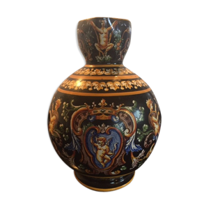 Vase en Gien à décors