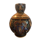 Vase in Gien with Renaissance decorations