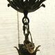 Louis xv style wrought iron chandelier twelve points of light xx century