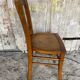 Vintage Luterma Bistro Chair Wood Thermoformed Seat #D801