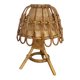 Lampe en rotin Louis Sognot années 1960