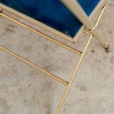 Lafuma vintage blue folding chair