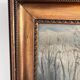 Antique original forest landscape oil painting c. 1910