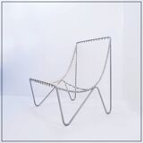 Fauteuil vintage - Métal et corde synthétique