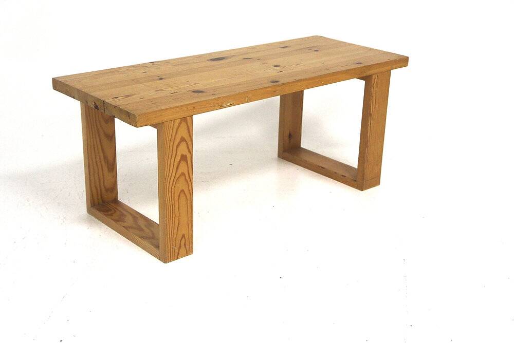 Scandinavian pine bench, Sweden, 1970