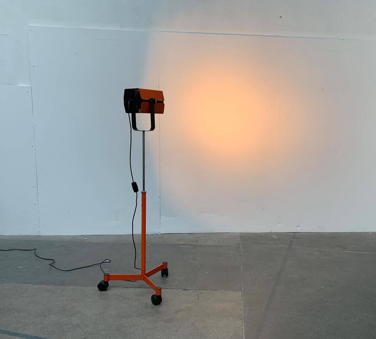 Vintage Swedish Space Age floor lamp by Alda.