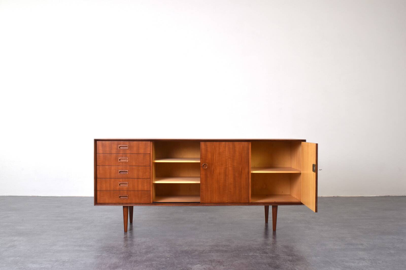Mid-Century Danish Teak Sideboard, 1960s.