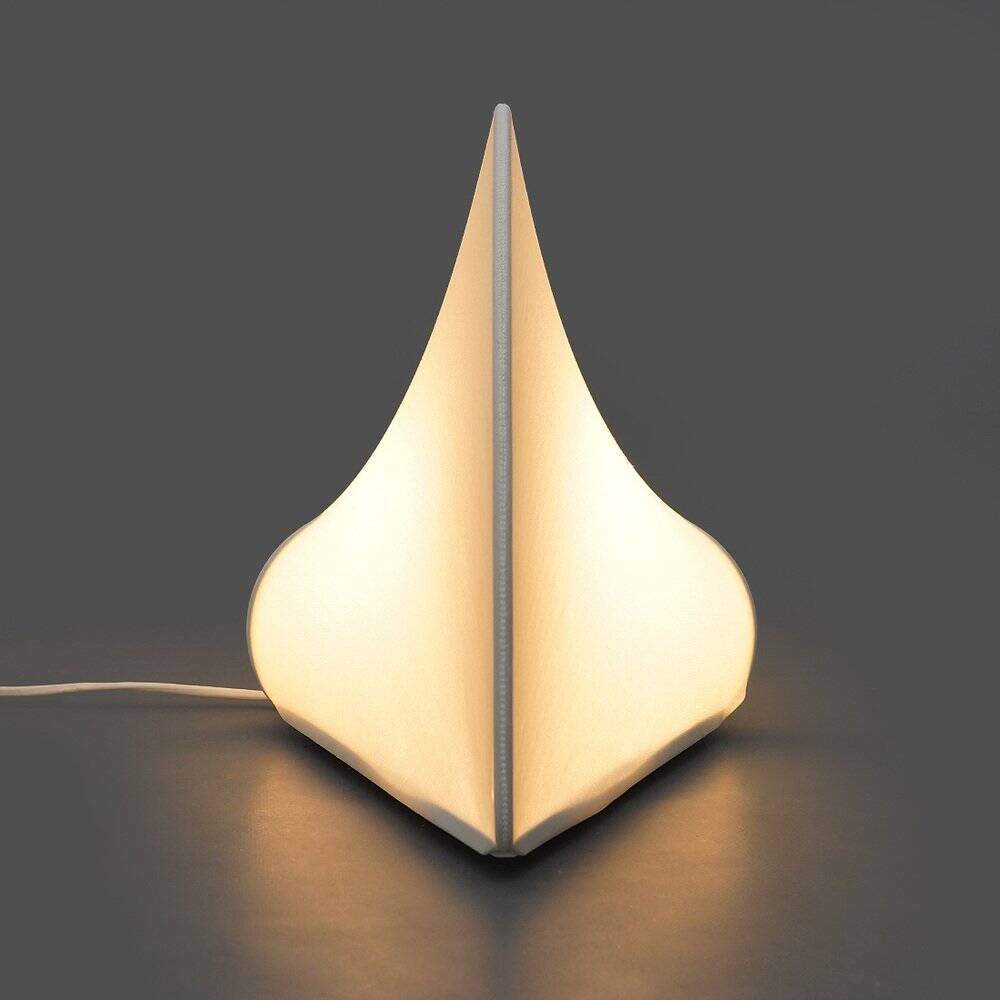 Kaori fabric table lamp by Kazuhide Takahama for Sirrah, 1970s