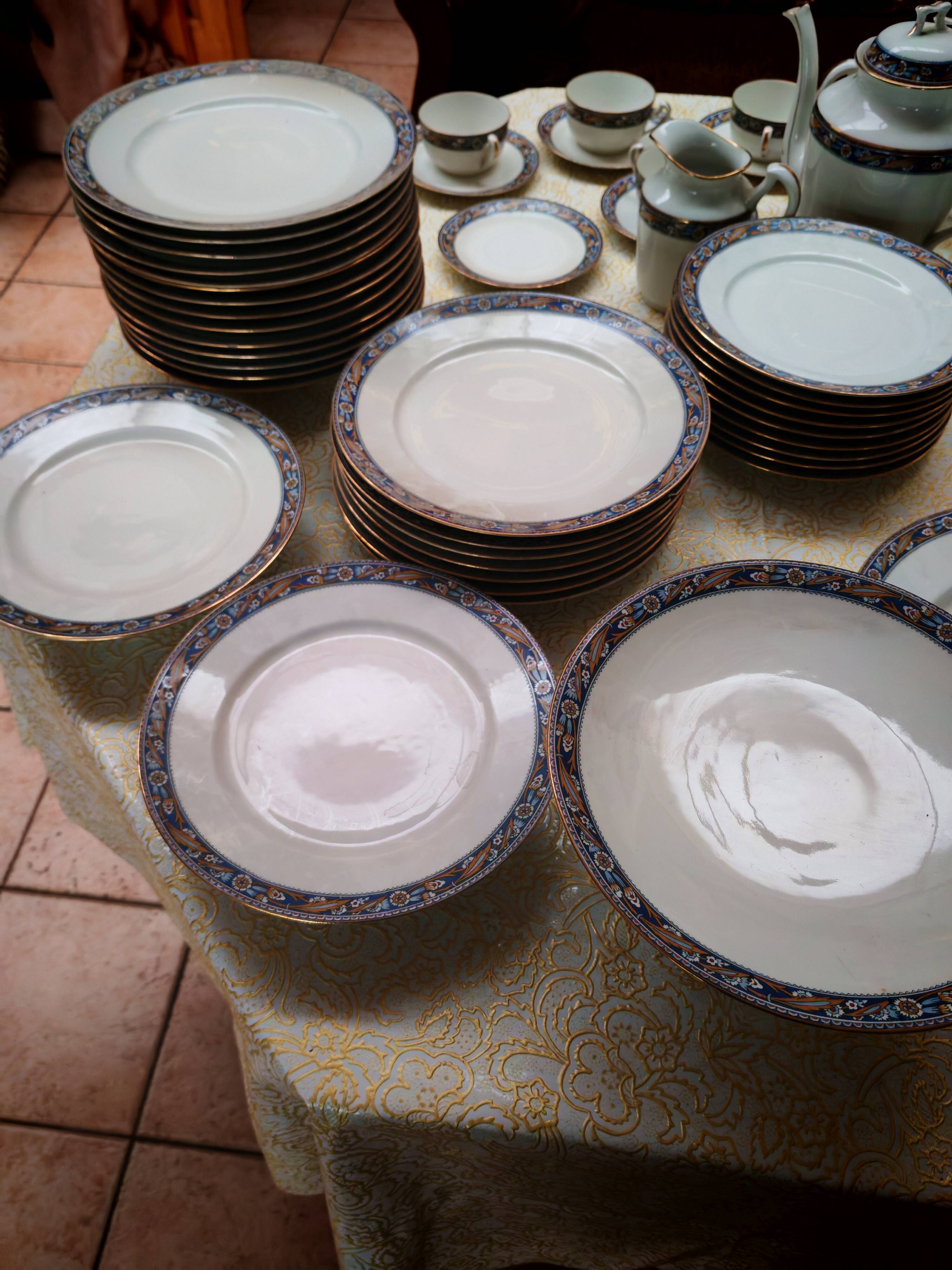 Limoges porcelain service