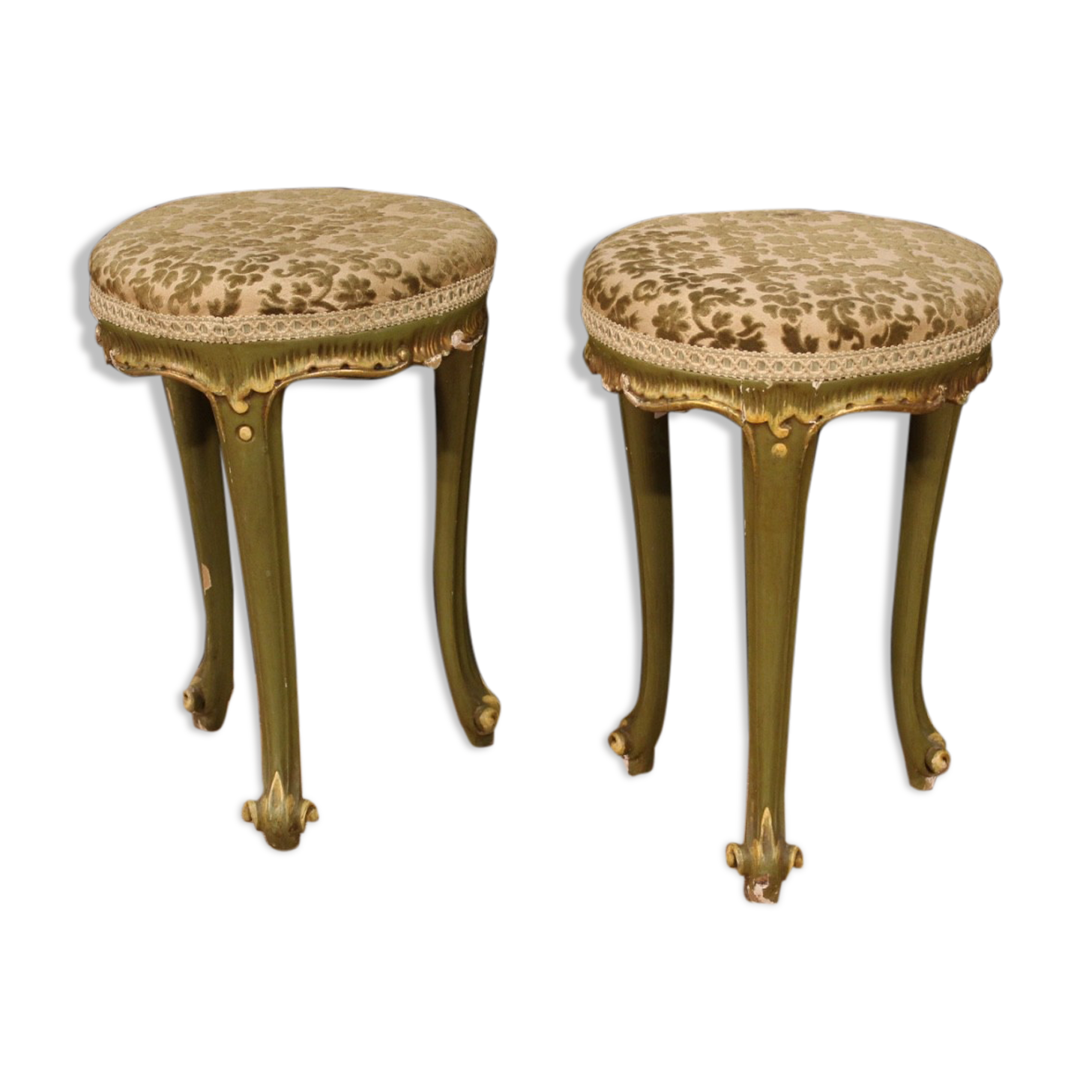 Pair of Venetian stools from the 20th century
