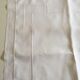 Pair of pillowcases old modernist in linen thread embroidered