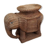 Rattan elephant harness