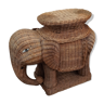 Rattan elephant harness