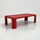Table basse Amanta rouge par Mario Bellini pour C&B Italia, 1970