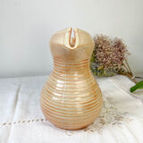 Vintage glazed stoneware pitcher