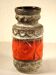 Glazed ceramic vase from the 60s