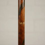 Pair of George IV standing screens in satin wood and fabric, England, 19th century.